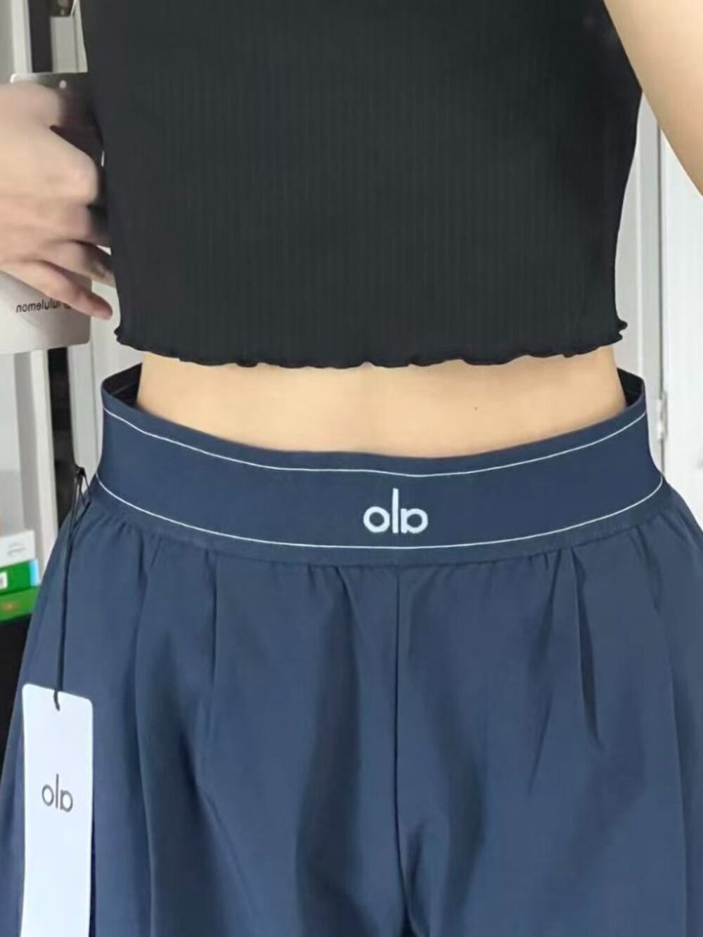 ALO Yoga Navy Blue Trouser (Regular 30”)✈ Brand new with tags✨ - Picture 6 of 8
